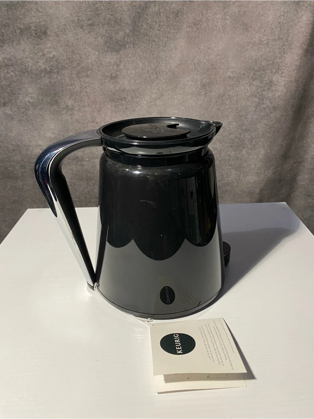Keurig 2.0 K-Carafe Replacement Coffee Pot Pitcher Black Thermal 4-Cup
